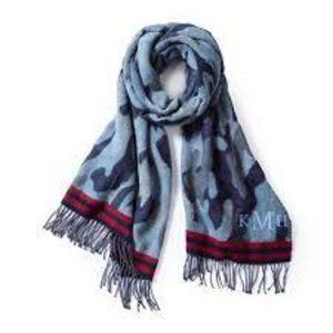 MARK & GRAHAM Italian Camo Blanket Scarf - Made in Italy